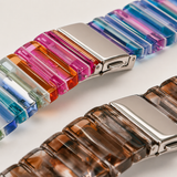 Rainbow Pop Acetate Link Band