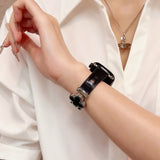 Petal Lock Magnetic Leather Band