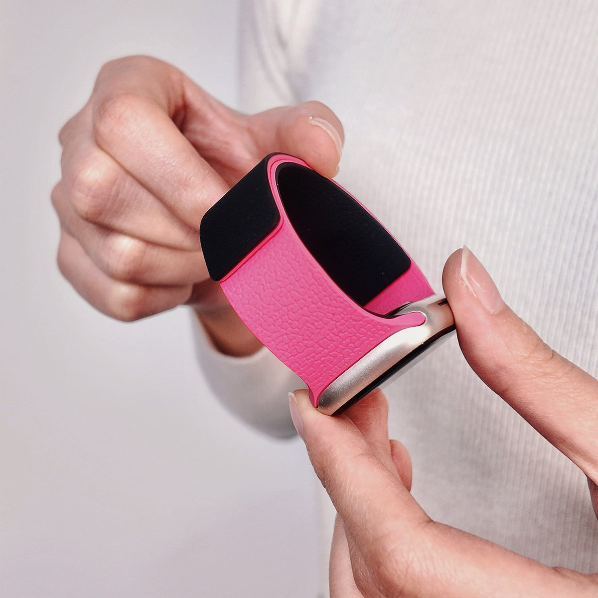 Cloud Touch Textured Silicone Watch Band