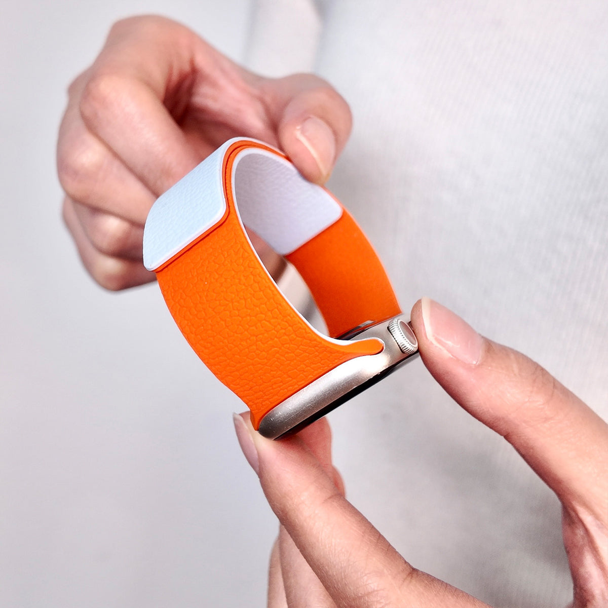 Cloud Touch Textured Silicone Watch Band
