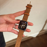 Corduroy Gold Buckle Watch Band 4