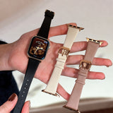 Silken Touch Slim Leather Watch Band 3